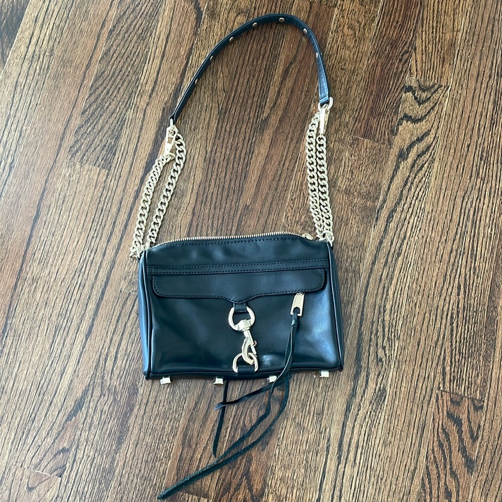 Rebecca Minkoff black crossbody or shoulder bag